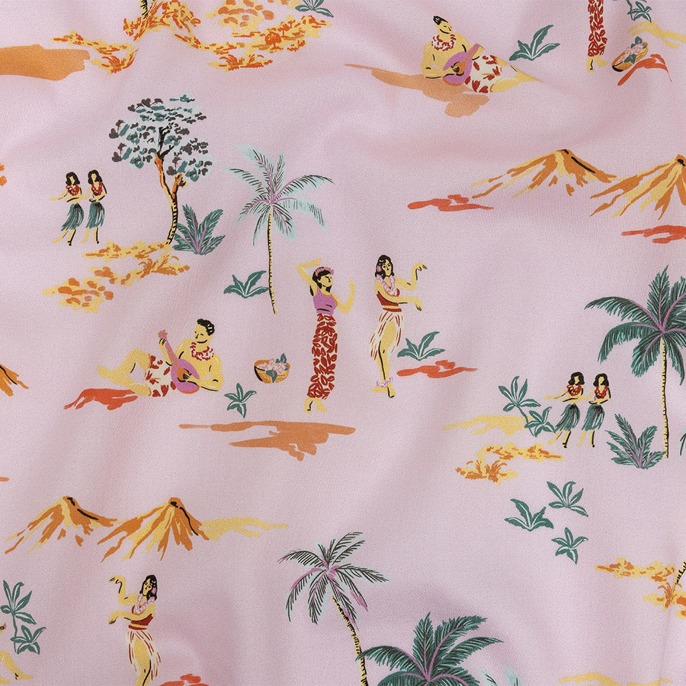 Mood Exclusive Pale Pink Island Idyll Cotton Voile Mood Exclusive Pale Pink Island Idyll Cotton Voile
