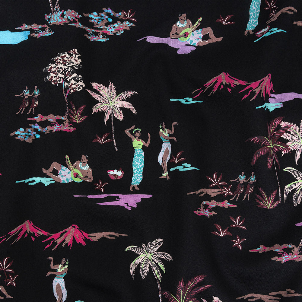 Mood Exclusive Black Island Idyll Cotton Voile Mood Exclusive Black Island Idyll Cotton Voile