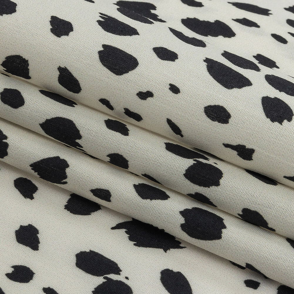 Mood Exclusive Off-White Dappled Daring Cotton Poplin Folded Mood Exclusive Off-White Dappled Daring Cotton Poplin Folded