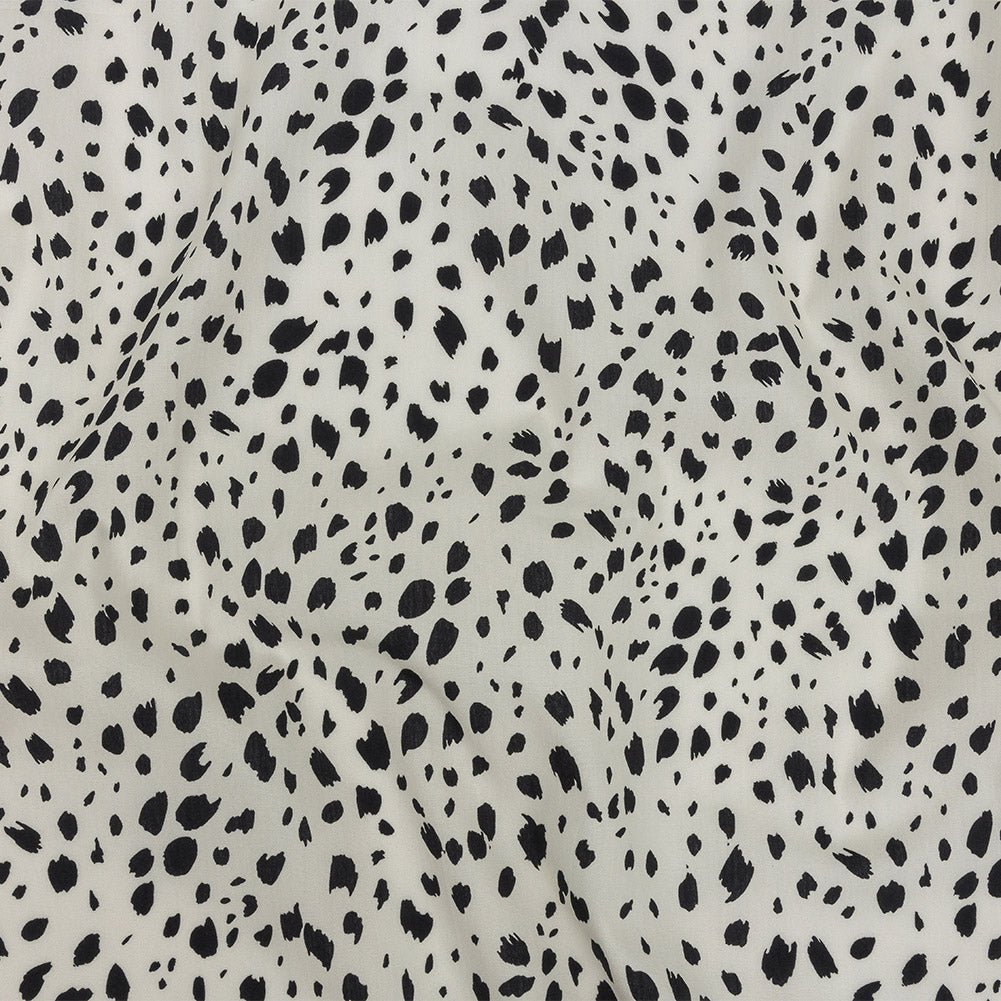 Mood Exclusive Off-White Dappled Daring Cotton Poplin Mood Exclusive Off-White Dappled Daring Cotton Poplin