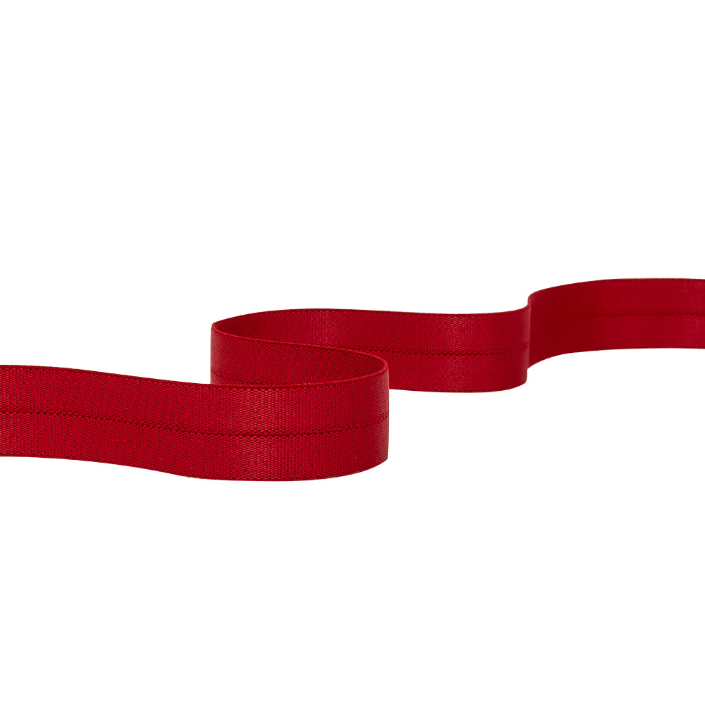 Italian Red Foldover Stretch Trim - 0.875" Italian Red Foldover Stretch Trim - 0.875"