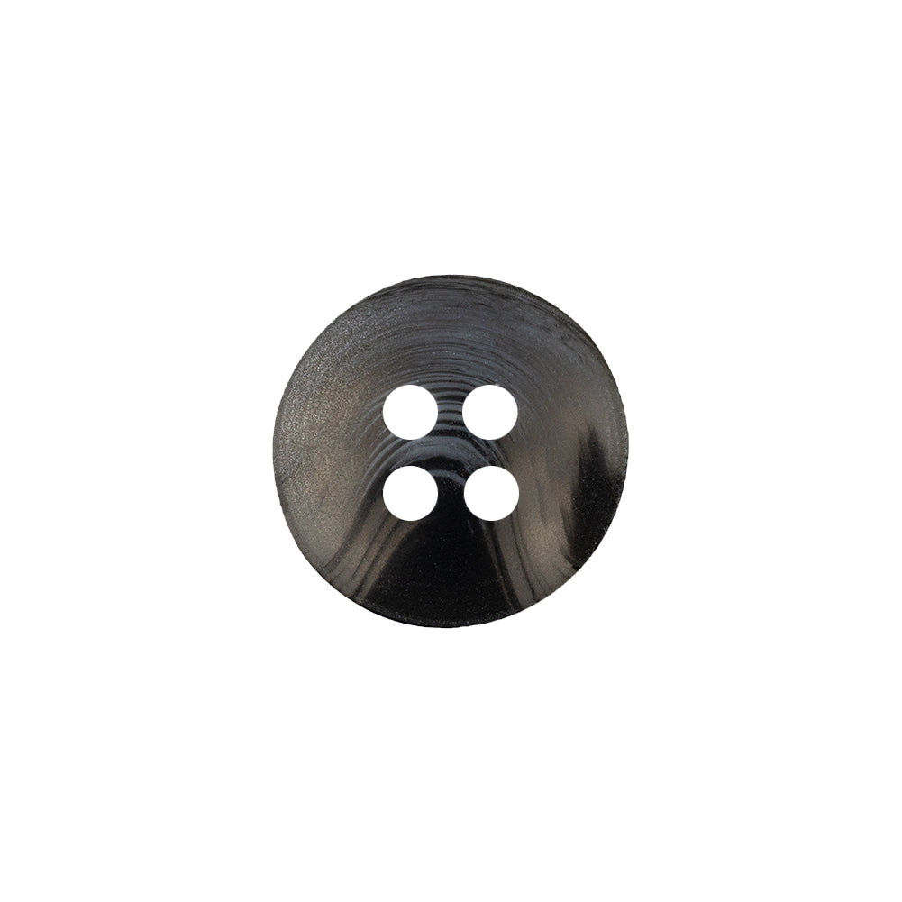 Brewing Storm Translucent 4-Hole Low Convex Top Plastic Button - 24L/15mm Brewing Storm Translucent 4-Hole Low Convex Top Plastic Button - 24L/15mm