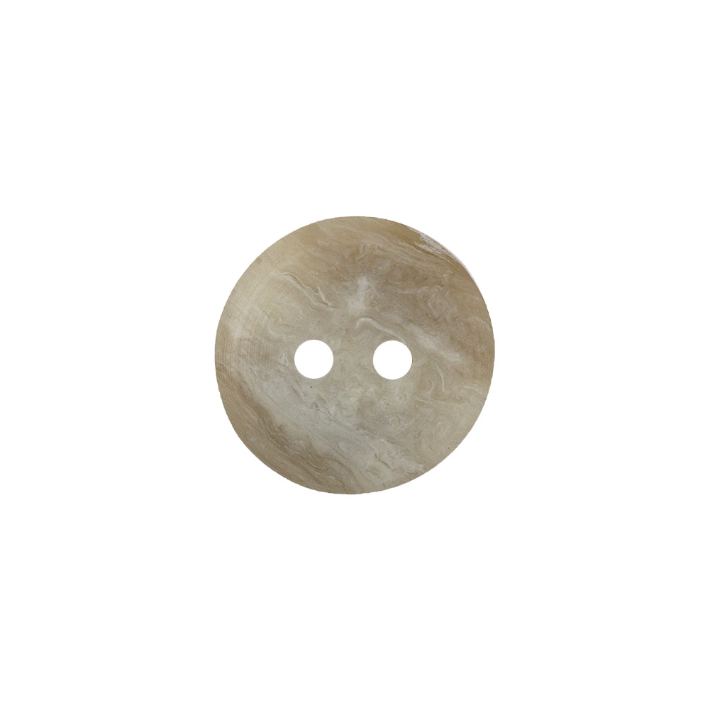 Agate Gray and Slate Green 2-Hole Low Convex Top Plastic Button - 24L/15mm Agate Gray and Slate Green 2-Hole Low Convex Top Plastic Button - 24L/15mm