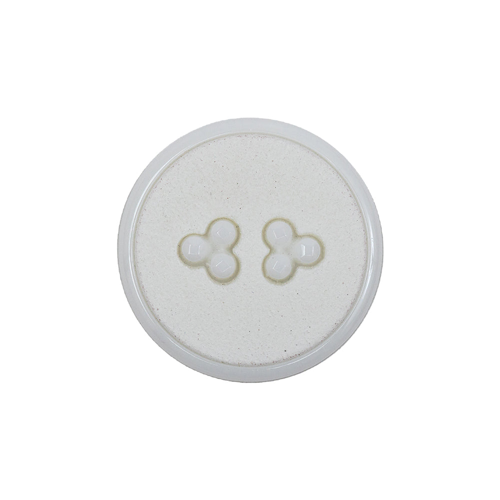 White Matte and Shiny Shank Back Plastic Button - 36L/23mm White Matte and Shiny Shank Back Plastic Button - 36L/23mm