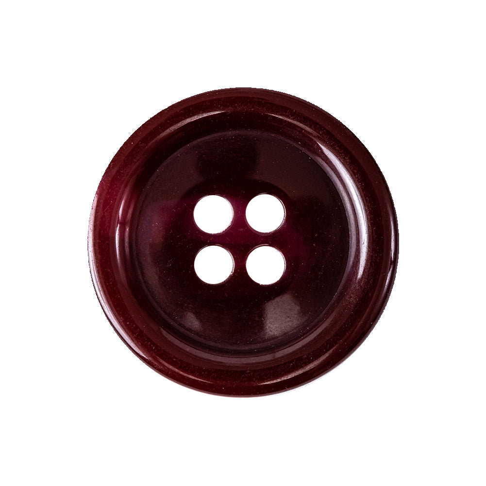 Magenta Night Sky Tire Shaped Rim Convex 4-Hole Plastic Button - 40L/25.5mm Magenta Night Sky Tire Shaped Rim Convex 4-Hole Plastic Button - 40L/25.5mm