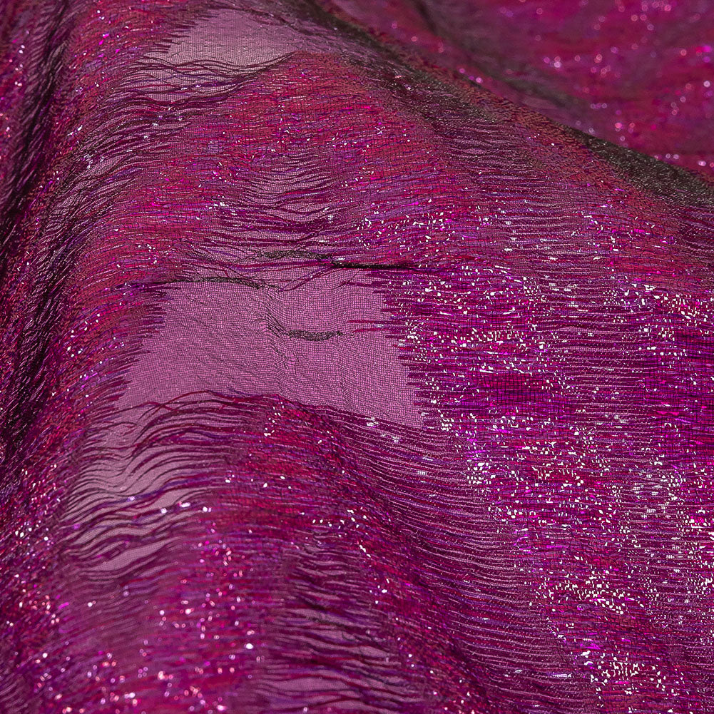 Metallic Purple Abstract Sheer Luxury Burnout Brocade Detail Metallic Purple Abstract Sheer Luxury Burnout Brocade Detail