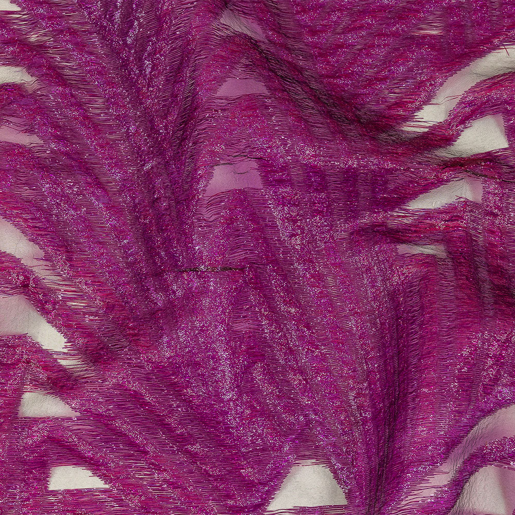Metallic Purple Abstract Sheer Luxury Burnout Brocade Metallic Purple Abstract Sheer Luxury Burnout Brocade