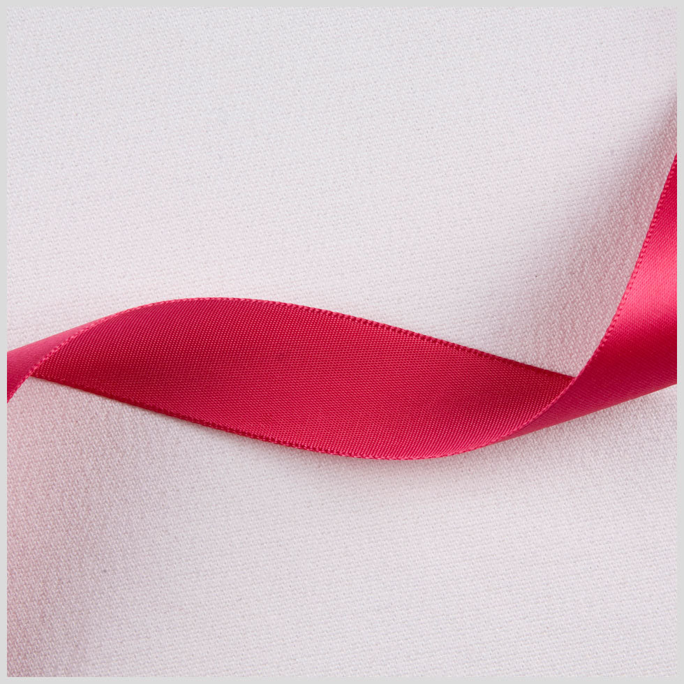 7/8" Fuchsia Single Face Satin Ribbon 7/8" Fuchsia Single Face Satin Ribbon