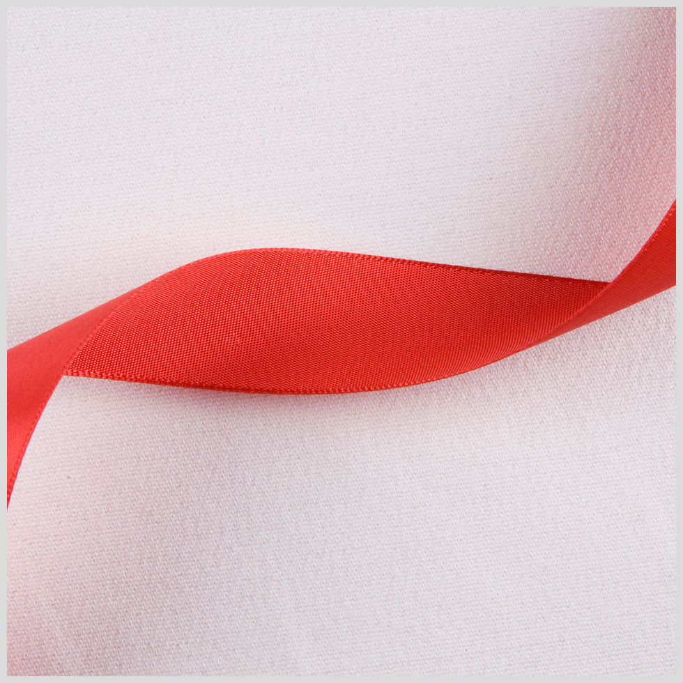 7/8" Red Single Face Satin Ribbon 7/8" Red Single Face Satin Ribbon