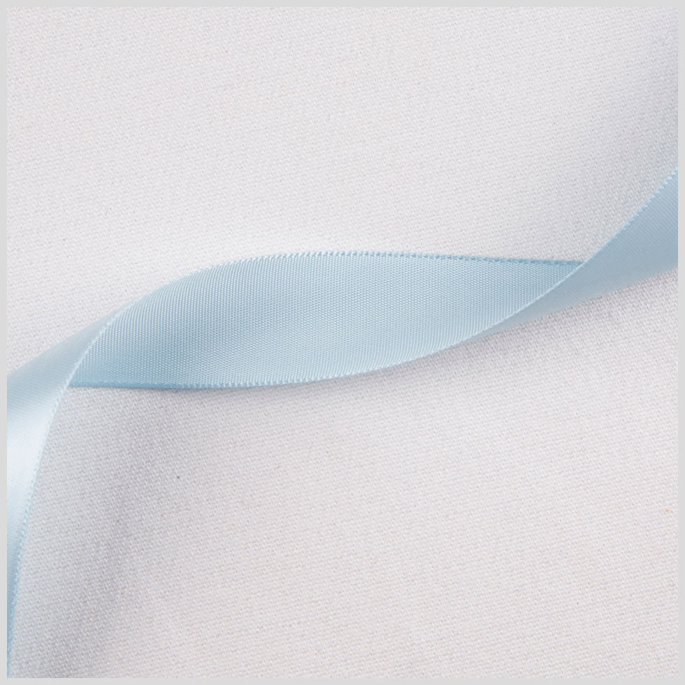7/8" Light Blue Single Face Satin Ribbon 7/8" Light Blue Single Face Satin Ribbon