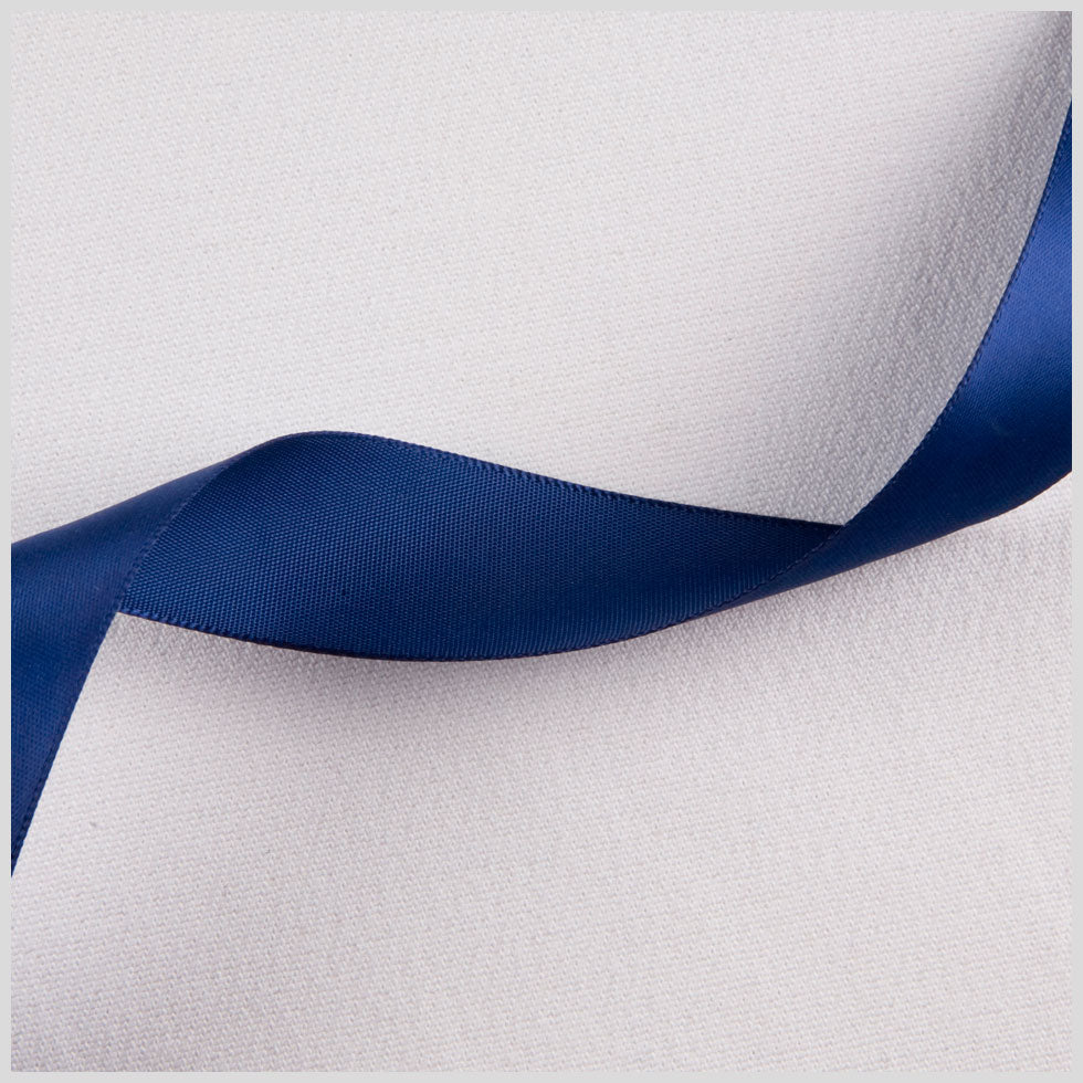 7/8" Light Navy Single Face Satin Ribbon 7/8" Light Navy Single Face Satin Ribbon