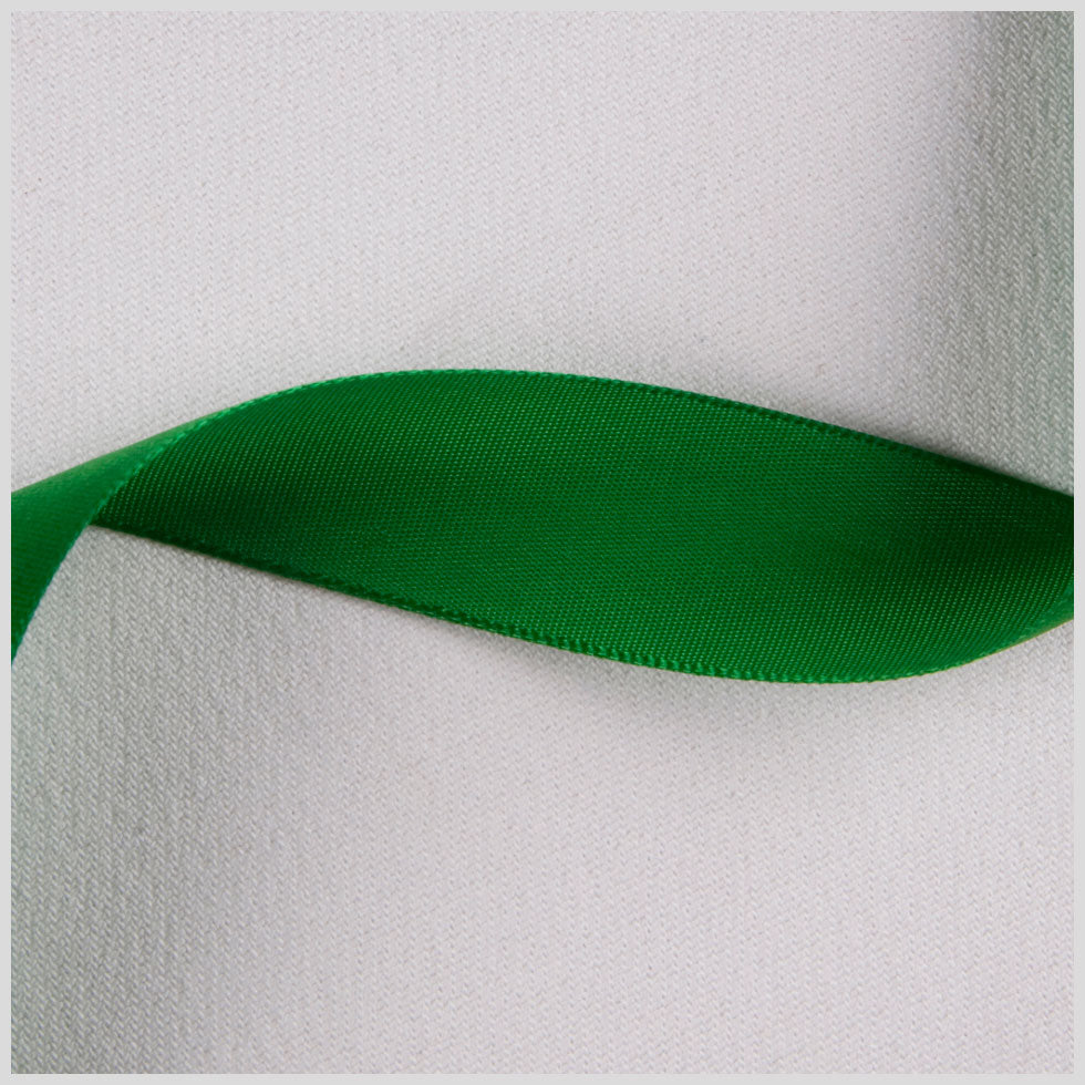 7/8" Emerald Single Face Satin Ribbon 7/8" Emerald Single Face Satin Ribbon