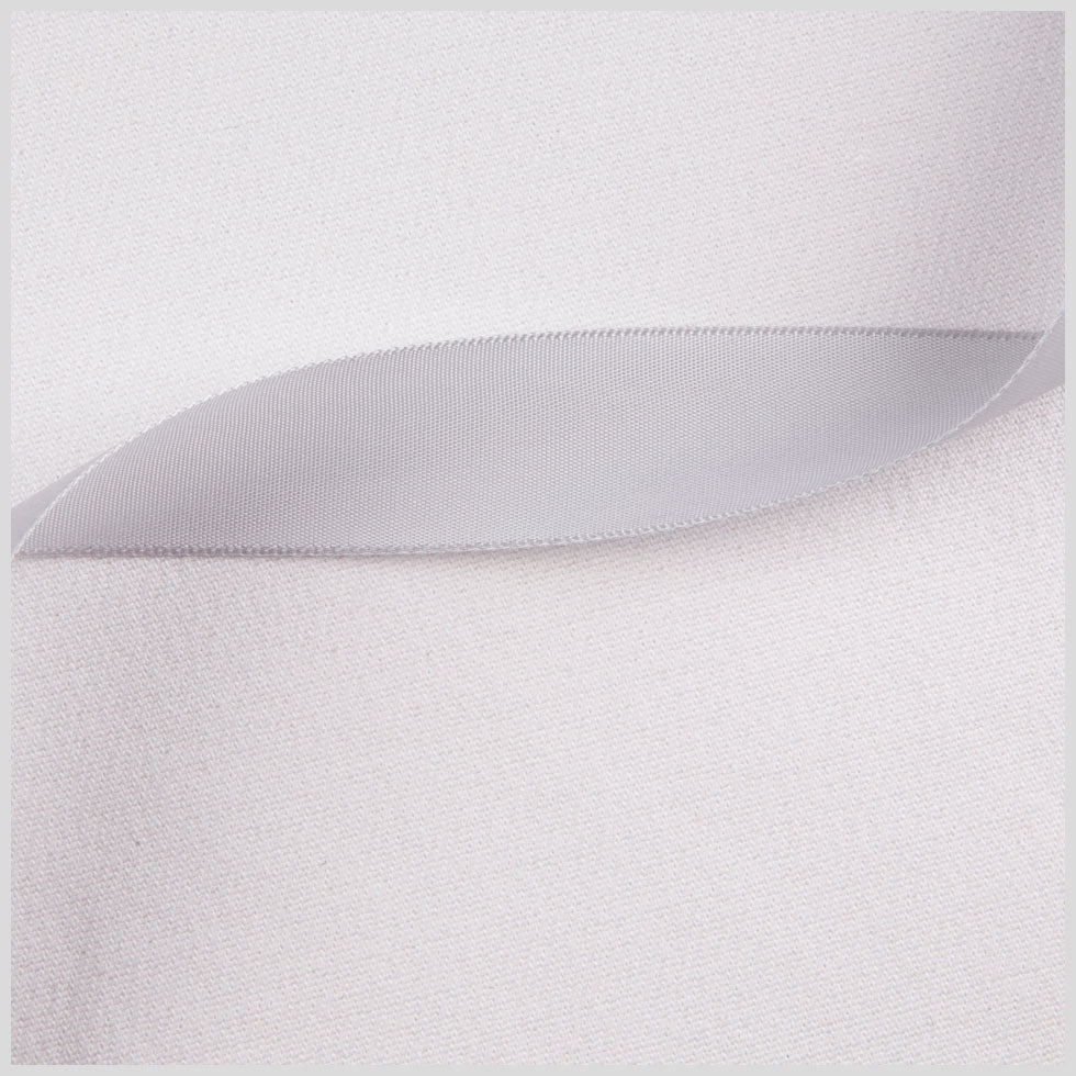 7/8" Millennium Silver Single Face Satin Ribbon 7/8" Millennium Silver Single Face Satin Ribbon