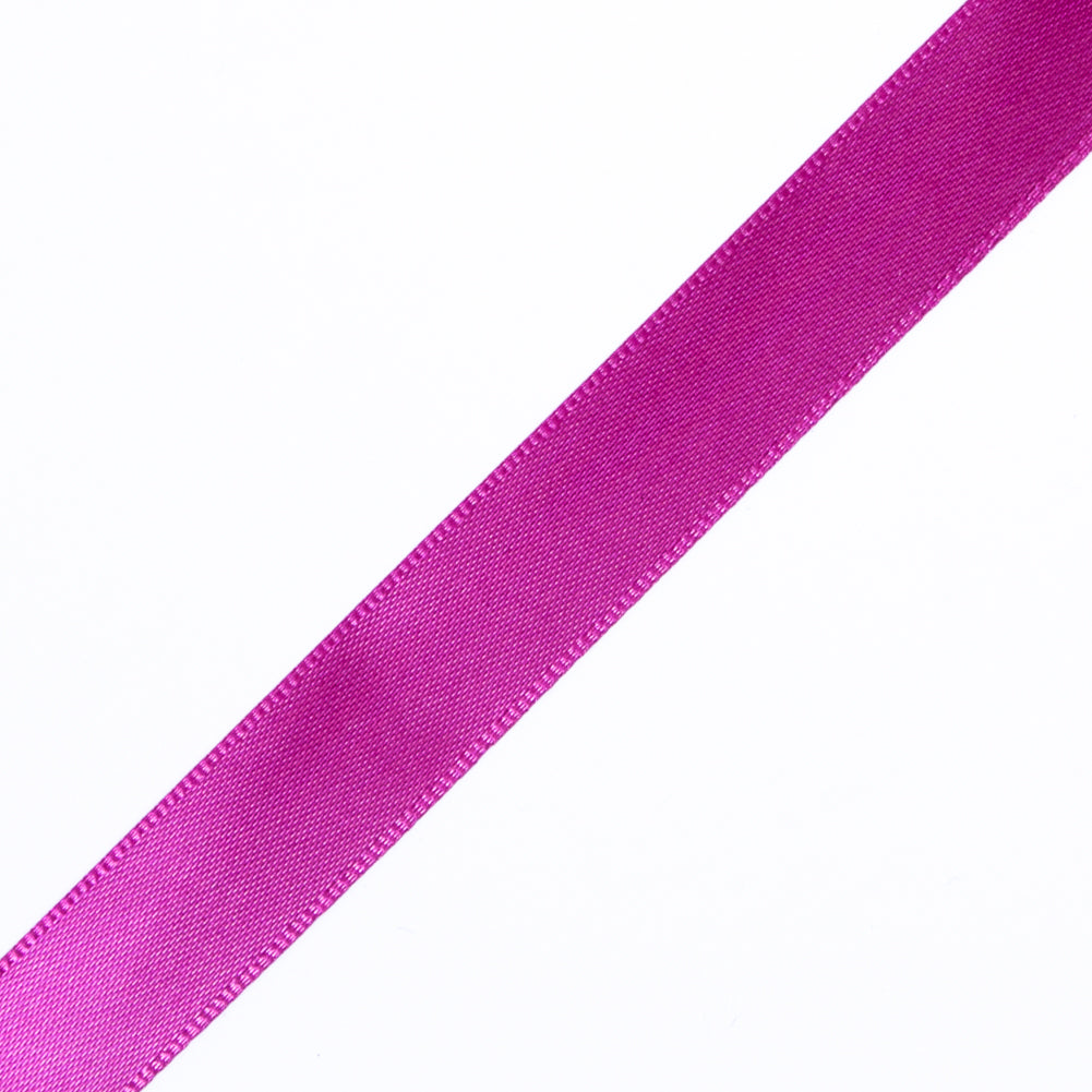 1/2" Festive Fuchsia Single Face Satin Ribbon Detail 1/2" Festive Fuchsia Single Face Satin Ribbon Detail