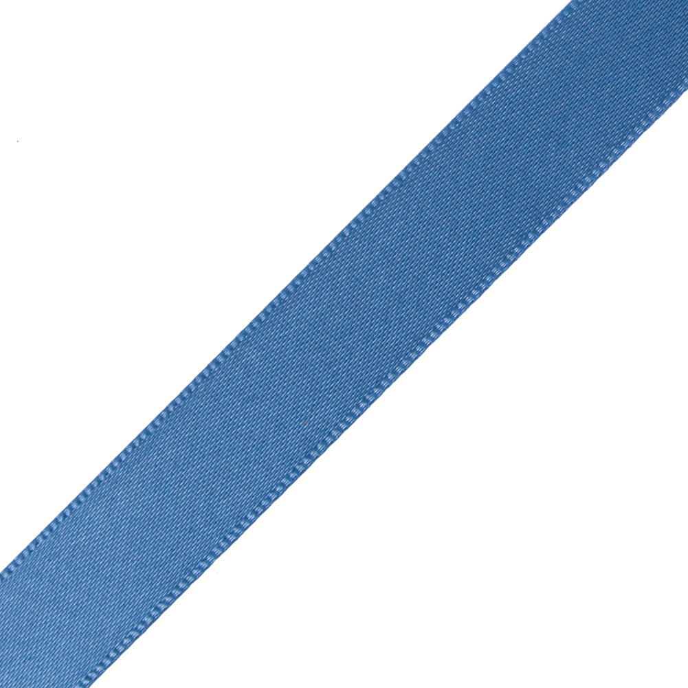 1/2" Antique Blue Single Face Satin Ribbon Detail 1/2" Antique Blue Single Face Satin Ribbon Detail