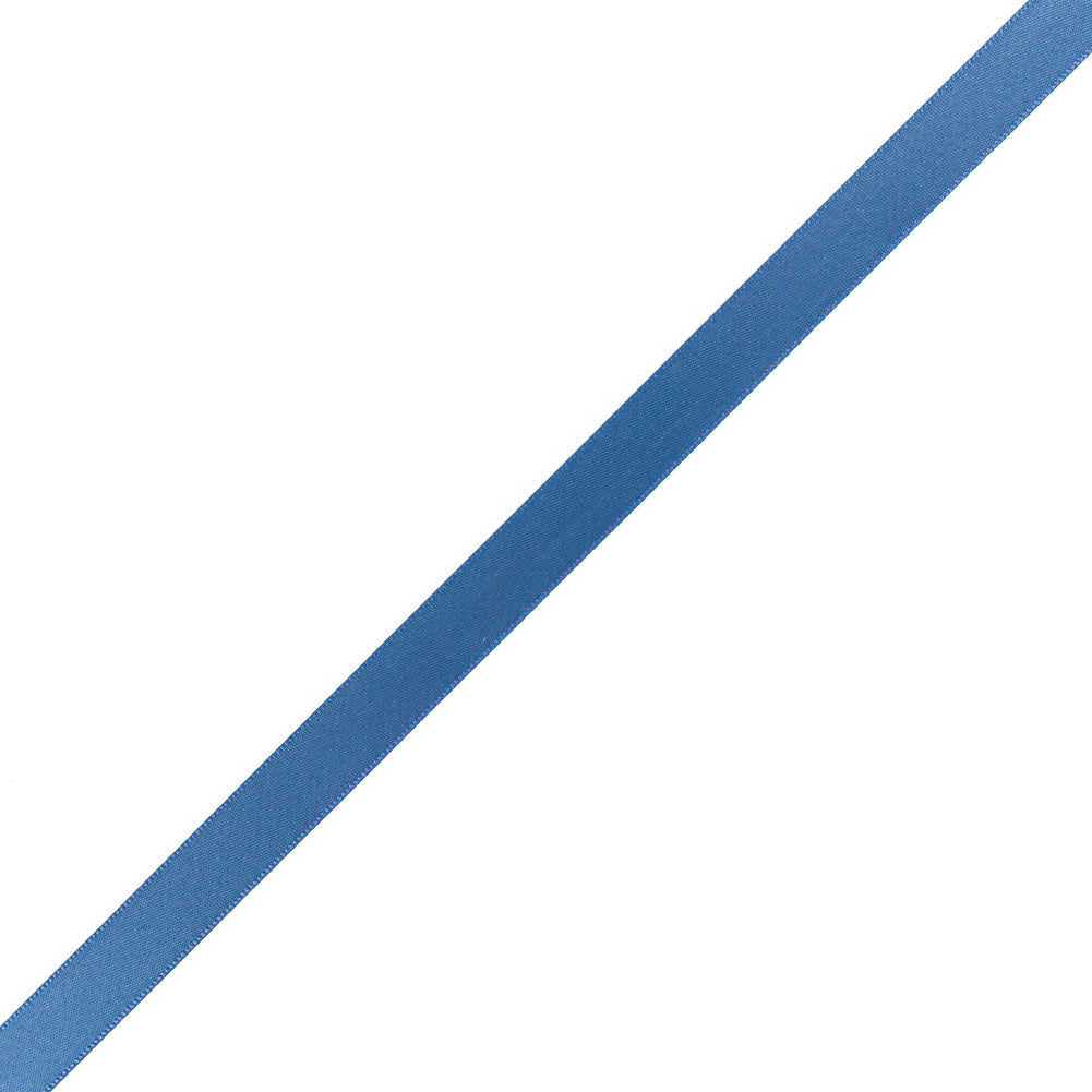 1/2" Antique Blue Single Face Satin Ribbon 1/2" Antique Blue Single Face Satin Ribbon
