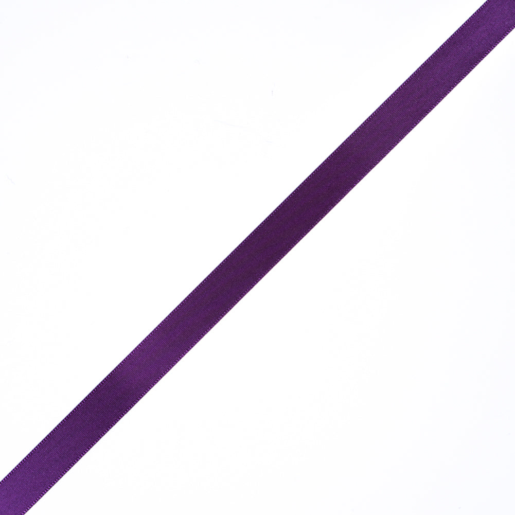 1/2" Deep Plum Single Face Satin Ribbon 1/2" Deep Plum Single Face Satin Ribbon