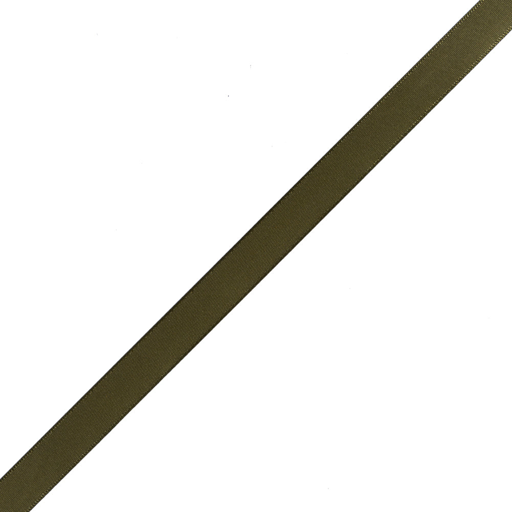 1/2" Olive Single Face Satin Ribbon 1/2" Olive Single Face Satin Ribbon
