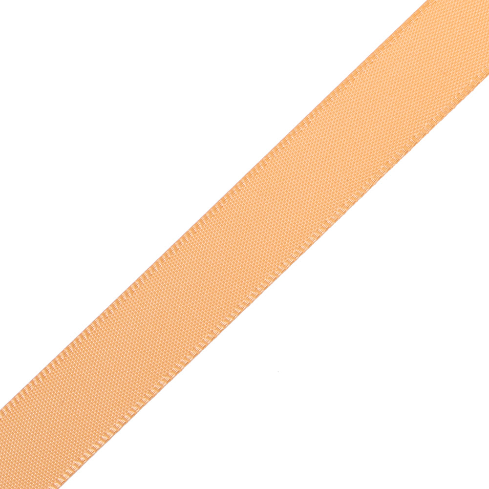 1/2" Tangerine Single Face Satin Ribbon Detail 1/2" Tangerine Single Face Satin Ribbon Detail