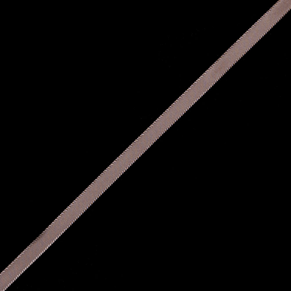 1/4" Taupe Single Face Satin Ribbon Detail 1/4" Taupe Single Face Satin Ribbon Detail