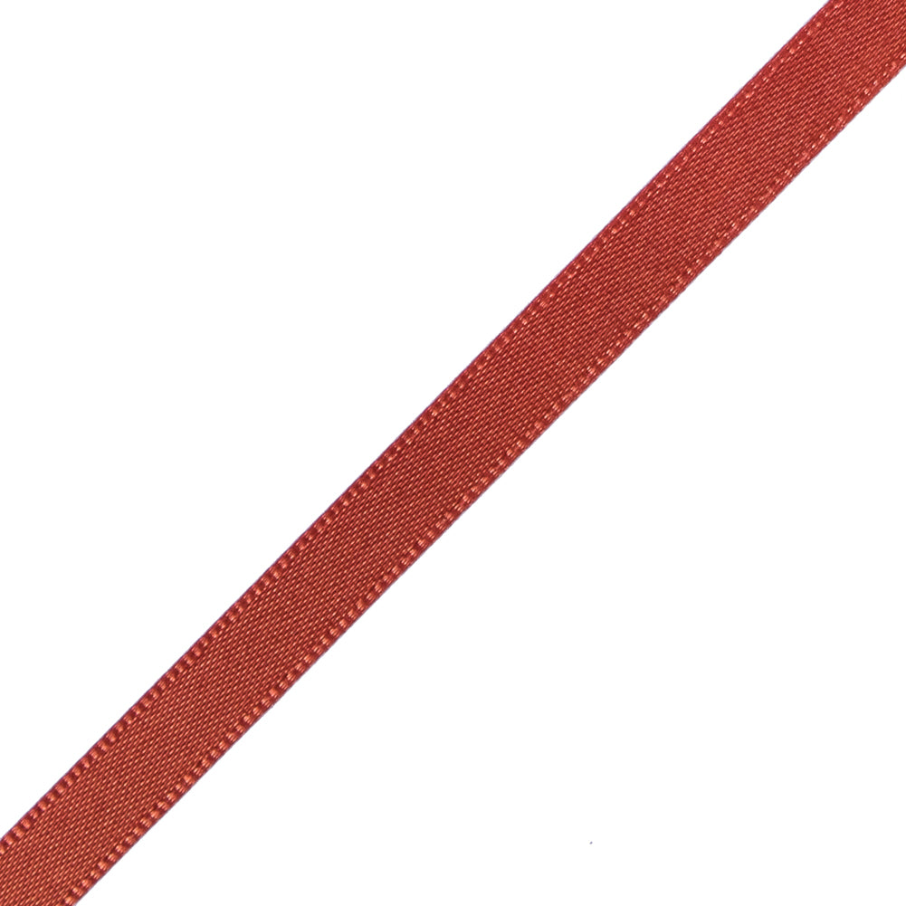 1/4" Rust Single Face Satin Ribbon Detail 1/4" Rust Single Face Satin Ribbon Detail