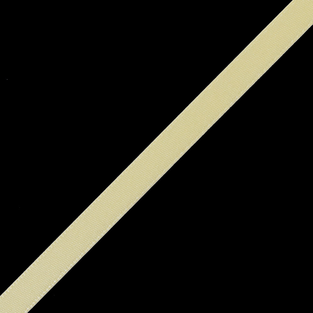 1/4" Maize Single Face Satin Ribbon Detail 1/4" Maize Single Face Satin Ribbon Detail