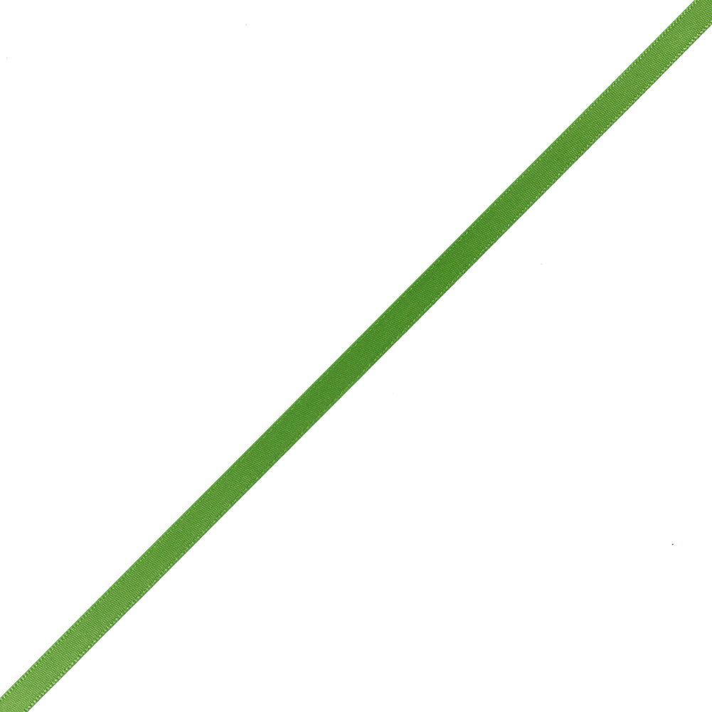 1/4" Apple Green Single Face Satin Ribbon 1/4" Apple Green Single Face Satin Ribbon