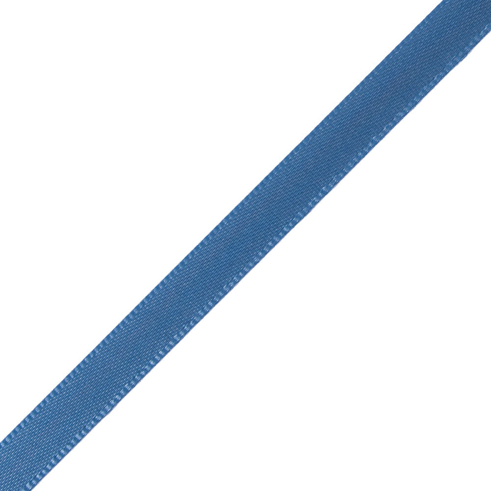 1/4" Antique Blue Single Face Satin Ribbon Detail 1/4" Antique Blue Single Face Satin Ribbon Detail