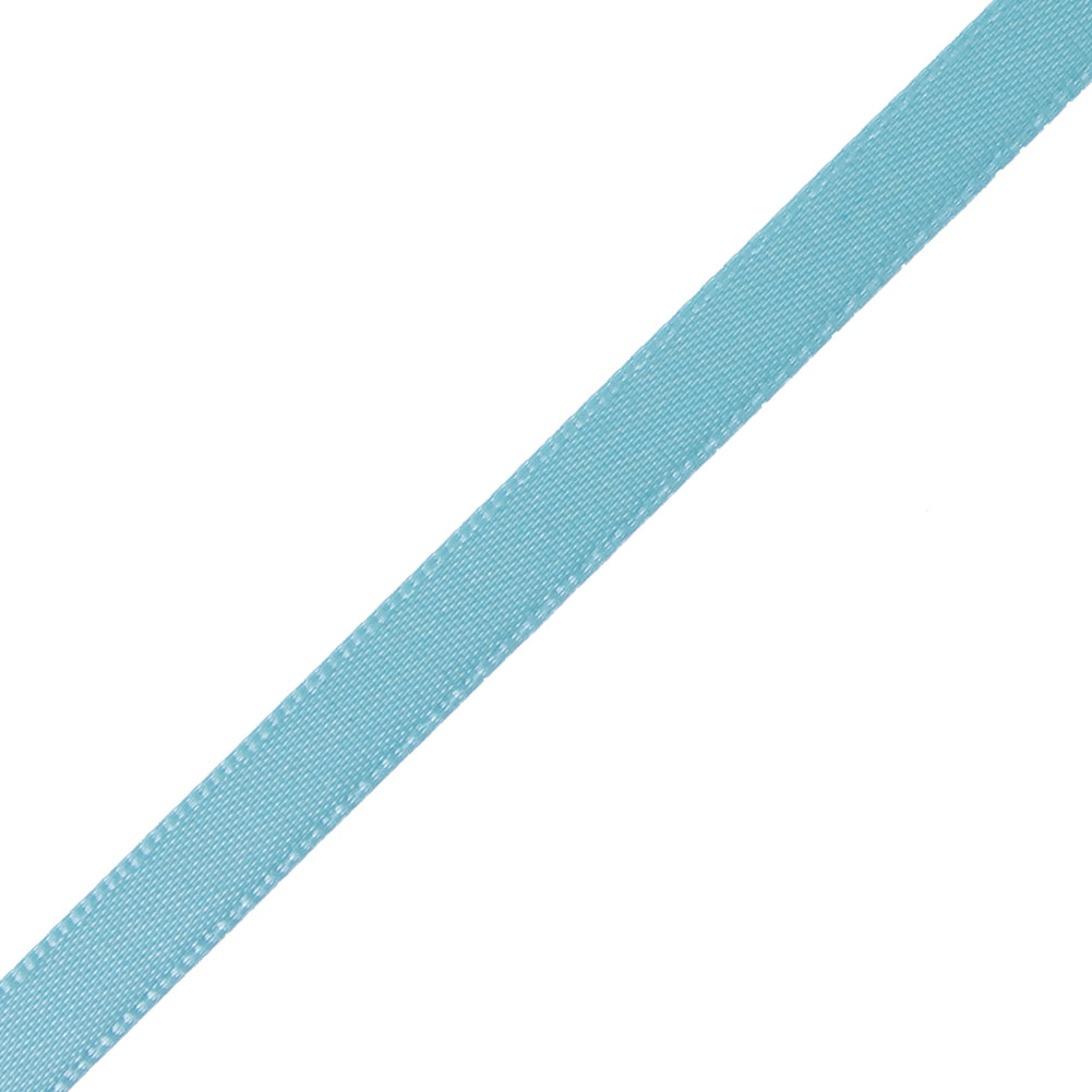 1/4" Aquamarine Single Face Satin Ribbon Detail 1/4" Aquamarine Single Face Satin Ribbon Detail