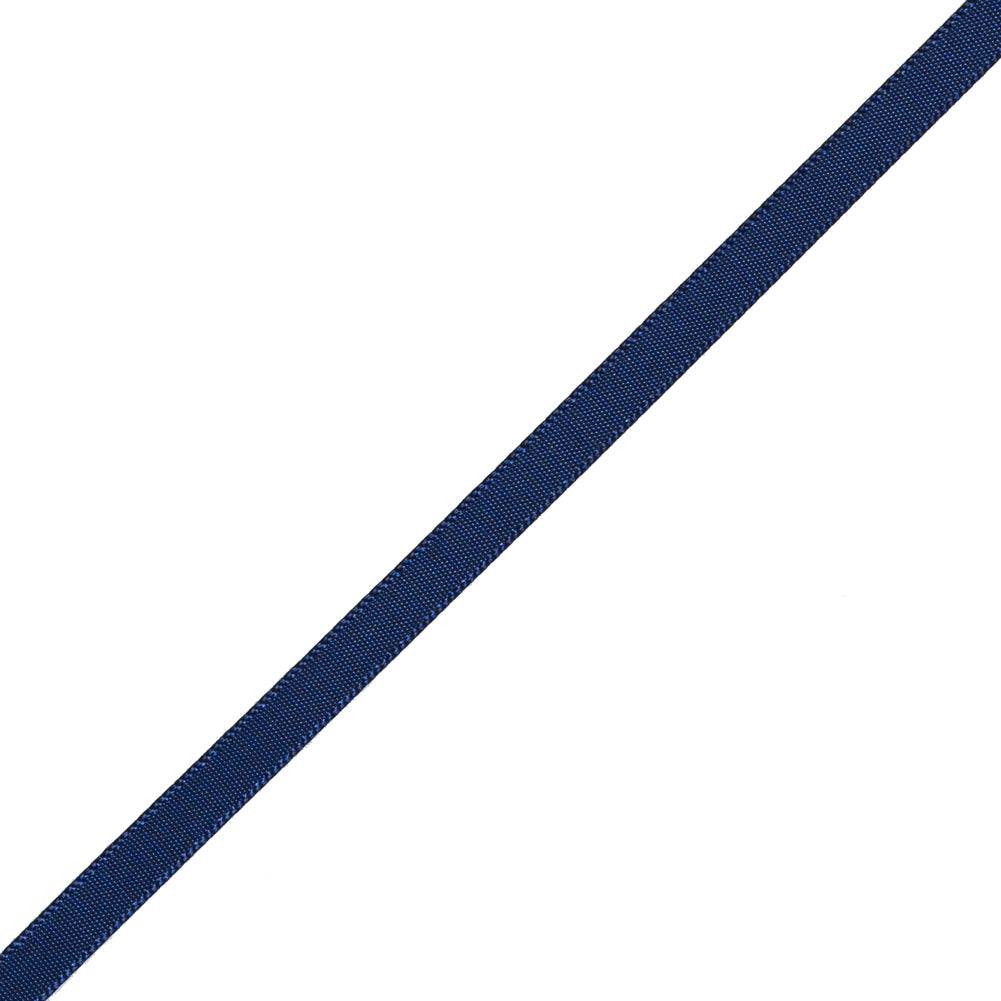 1/4" Navy Single Face Satin Ribbon Detail 1/4" Navy Single Face Satin Ribbon Detail