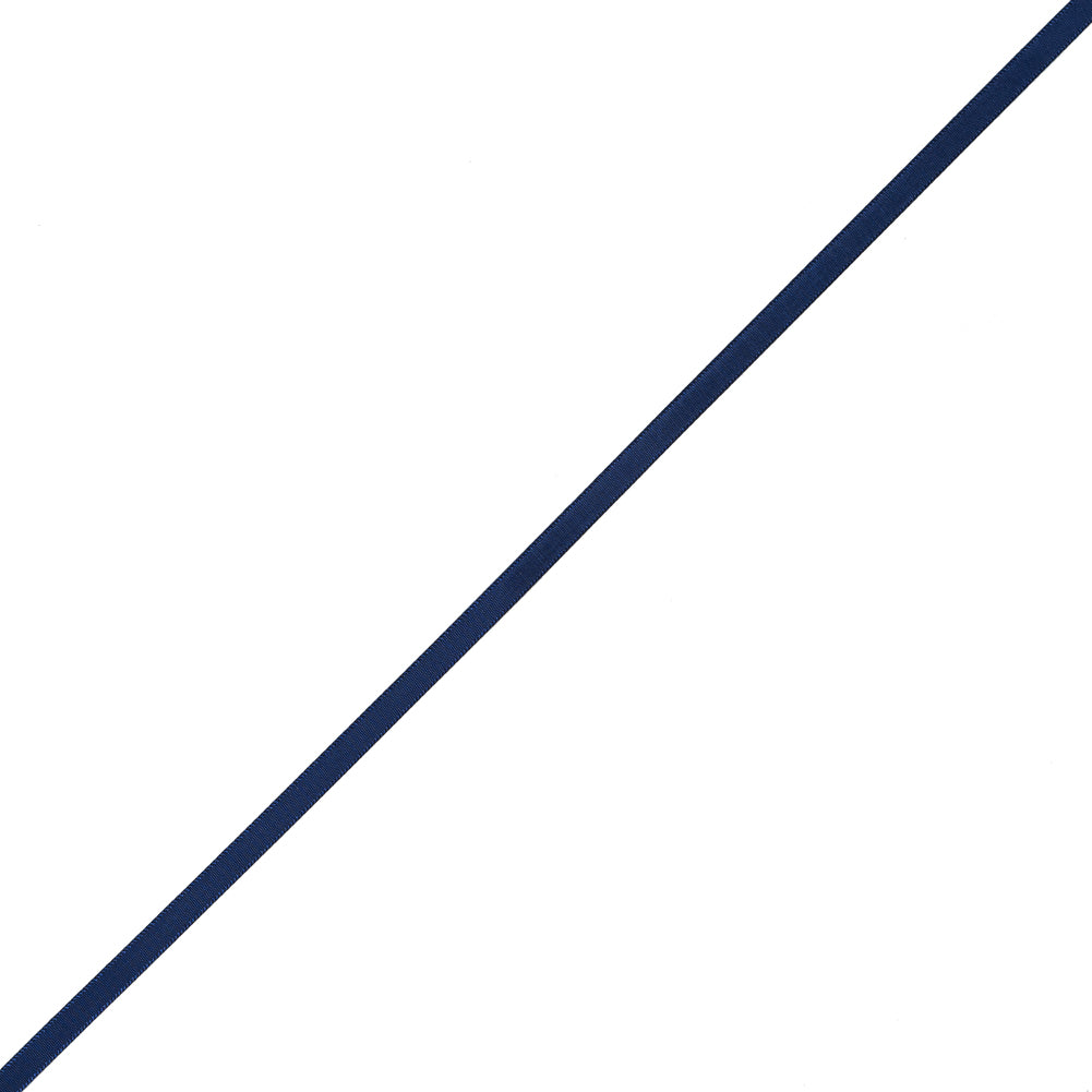 1/4" Navy Single Face Satin Ribbon 1/4" Navy Single Face Satin Ribbon