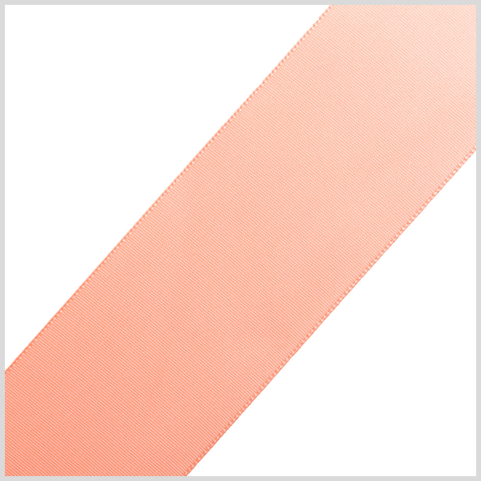 1.5" Peach Single Face Satin Ribbon 1.5" Peach Single Face Satin Ribbon
