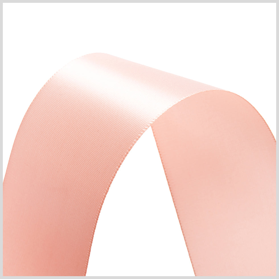 1.5" Light Coral Single Face Satin Ribbon Detail 1.5" Light Coral Single Face Satin Ribbon Detail