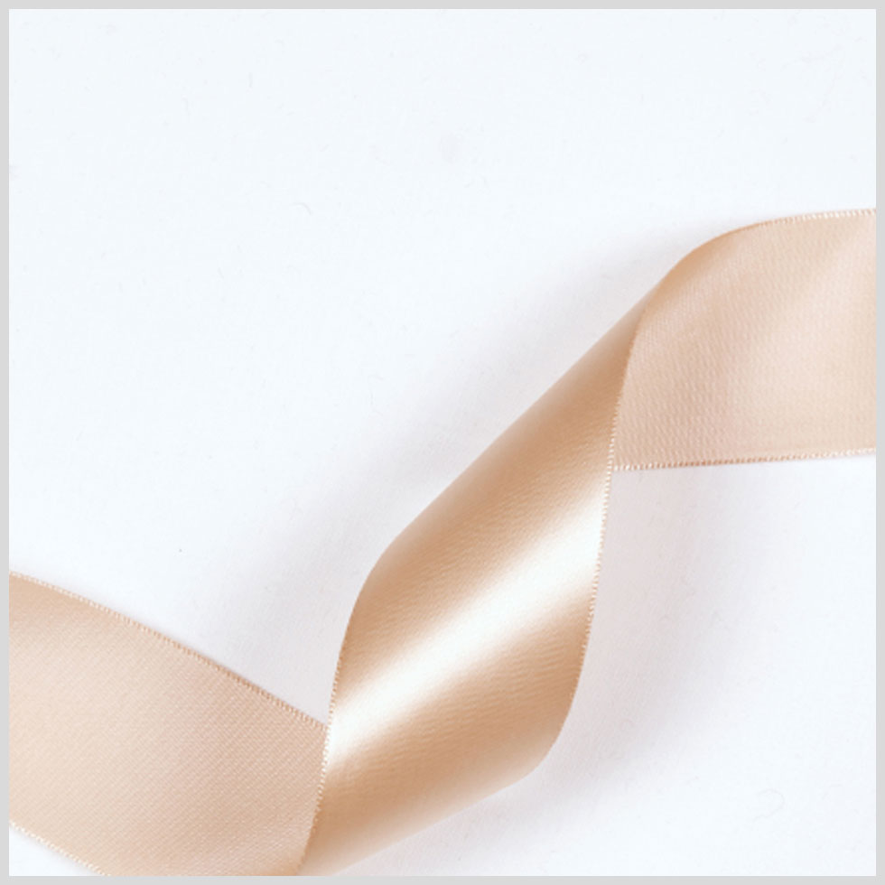 1.5" Tan Single Face Satin Ribbon 1.5" Tan Single Face Satin Ribbon