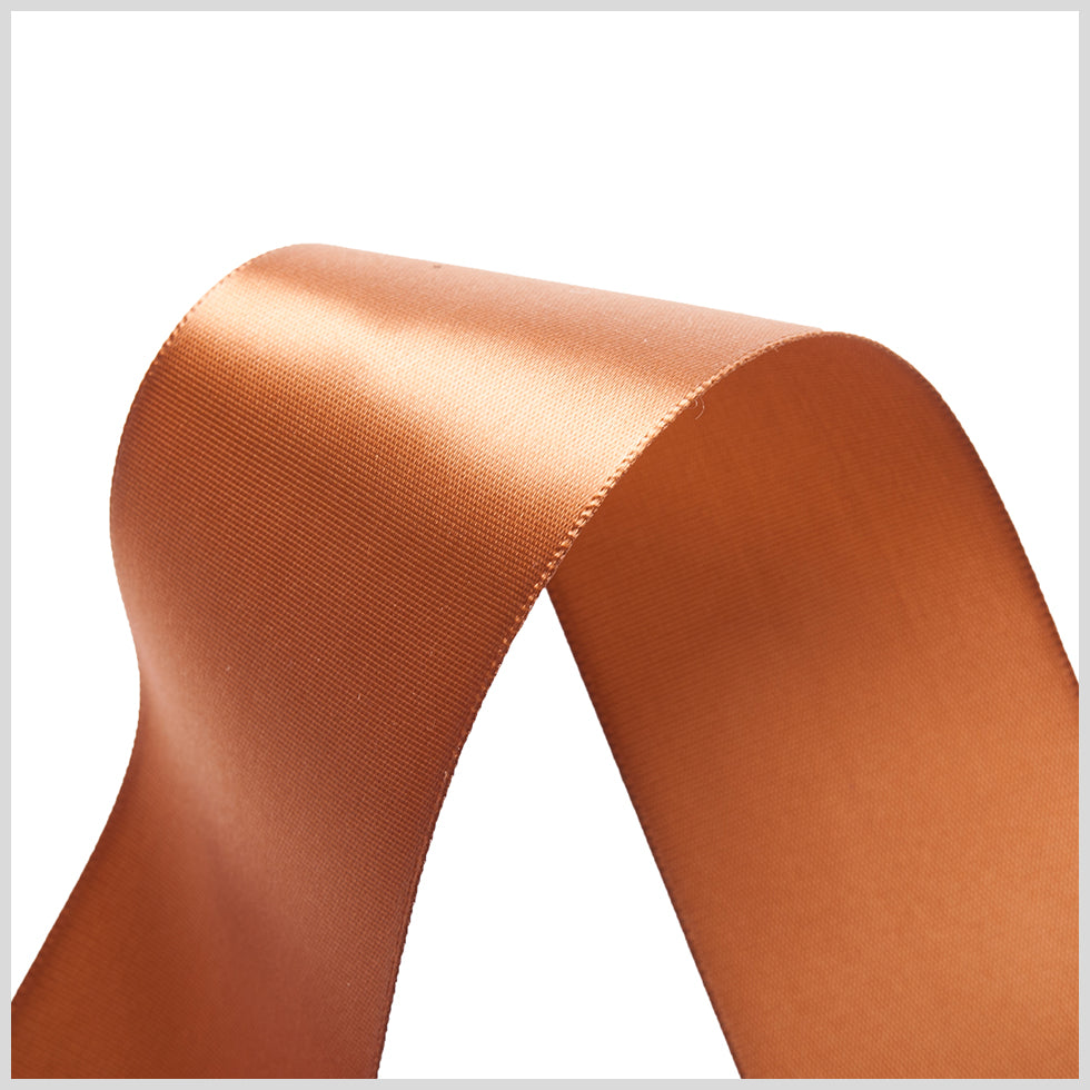 1.5" Sable Single Face Satin Ribbon Detail 1.5" Sable Single Face Satin Ribbon Detail