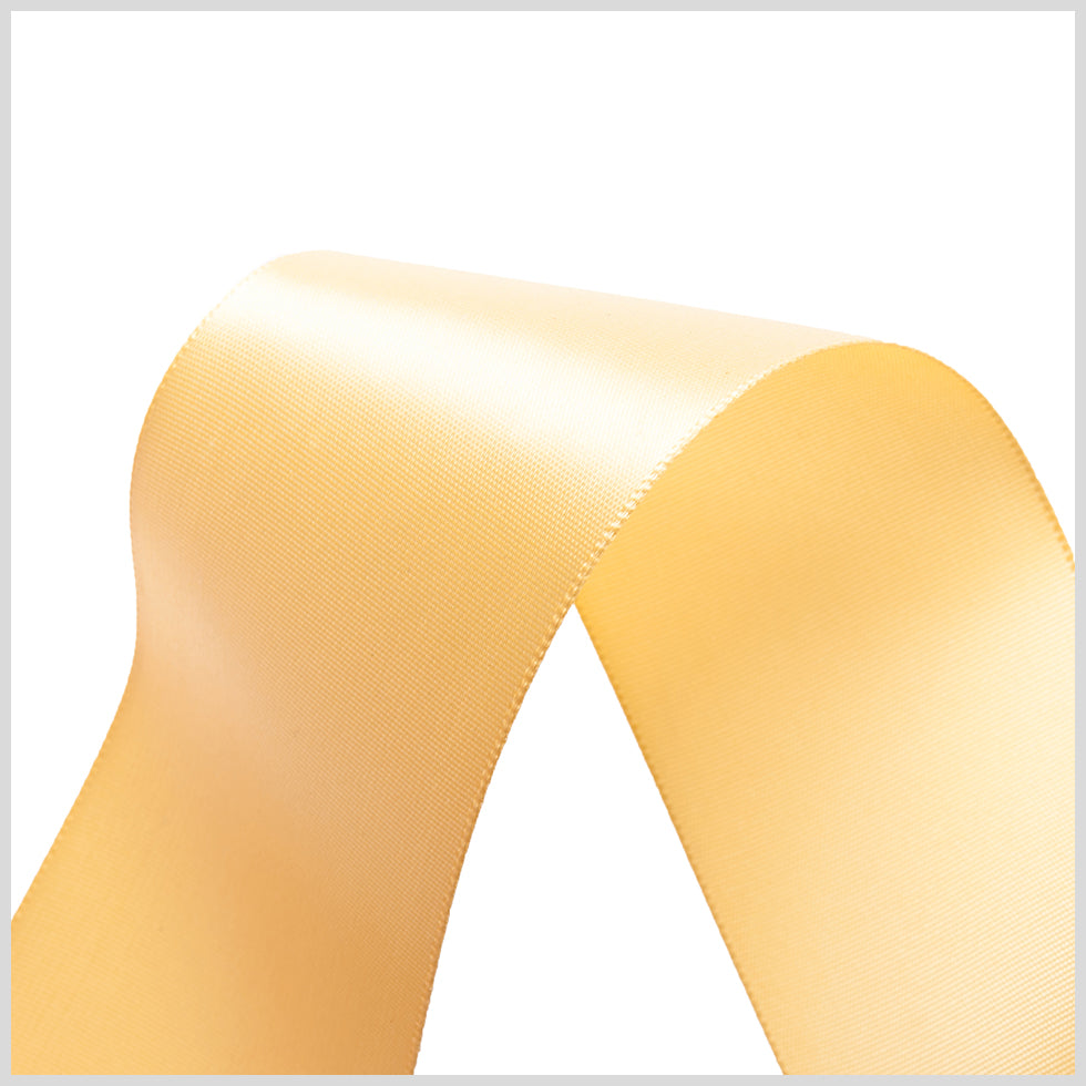 1.5" Lemonade Single Face Satin Ribbon Detail 1.5" Lemonade Single Face Satin Ribbon Detail