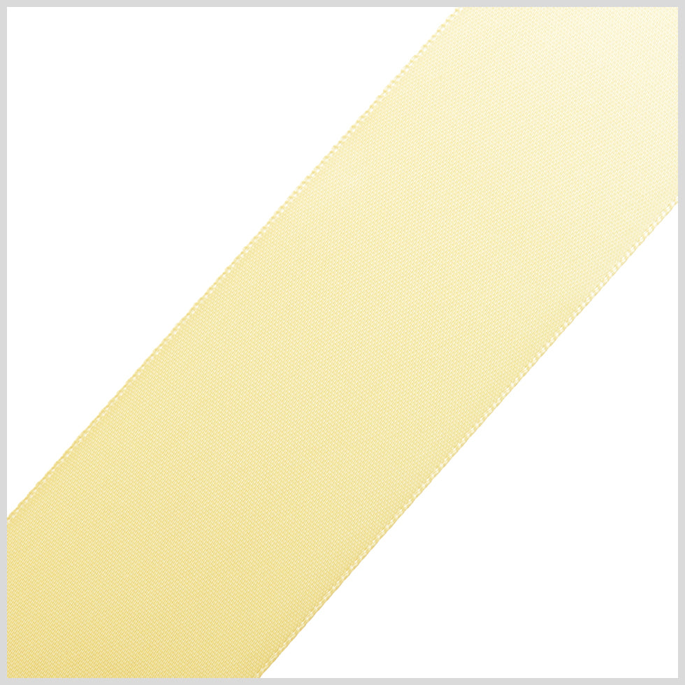 1.5" Maize Single Face Satin Ribbon 1.5" Maize Single Face Satin Ribbon