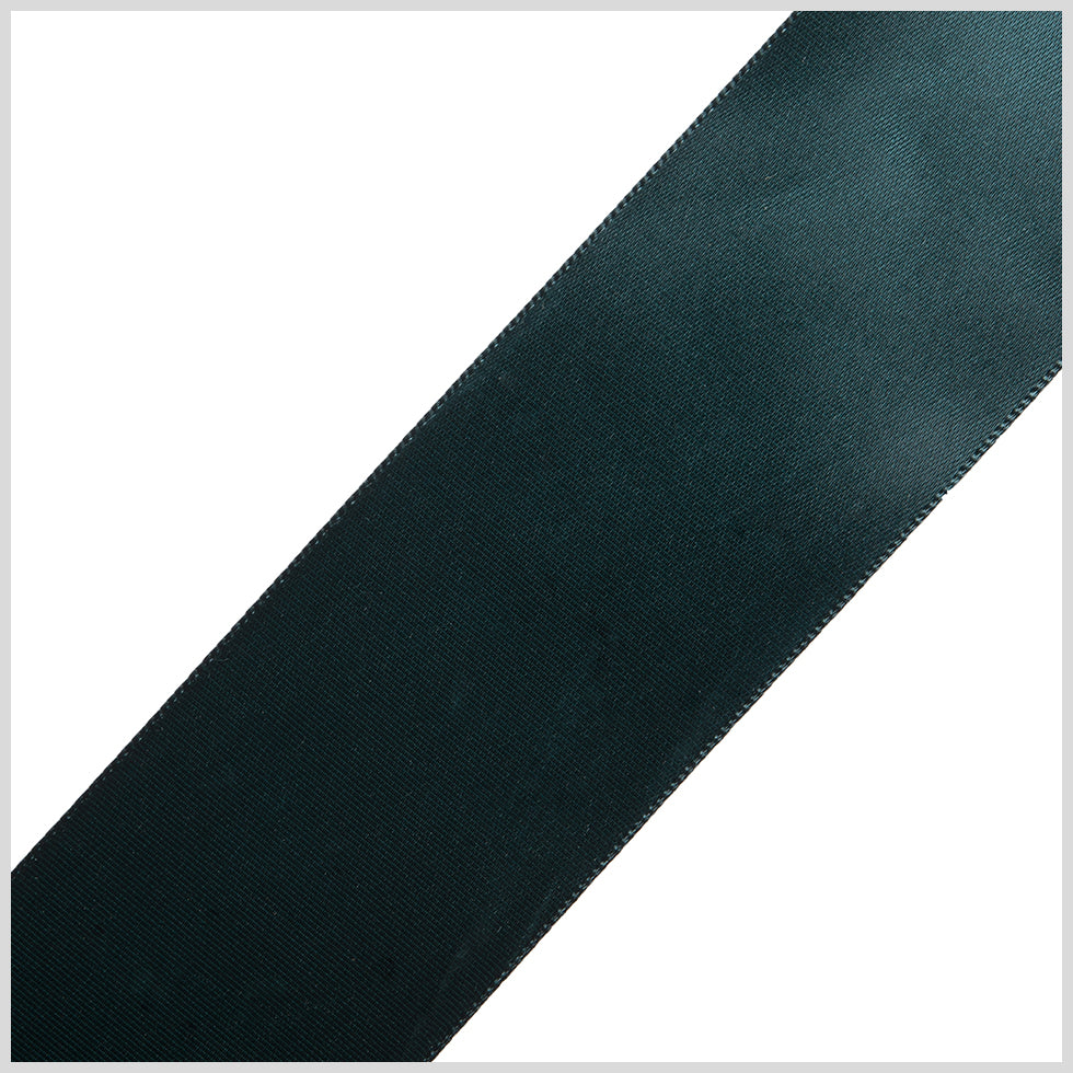 1.5" Midnight Jade Single Face Satin Ribbon 1.5" Midnight Jade Single Face Satin Ribbon