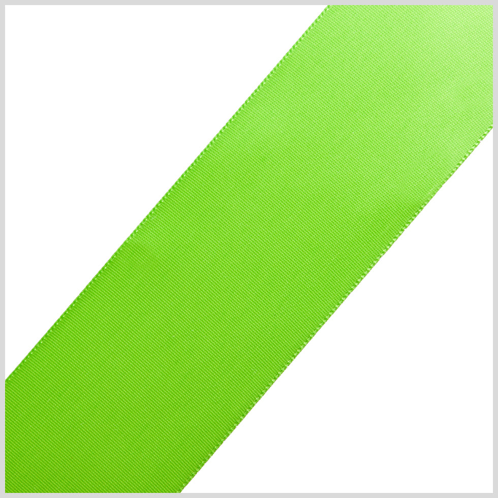 1.5" Apple Green Single Face Satin Ribbon 1.5" Apple Green Single Face Satin Ribbon