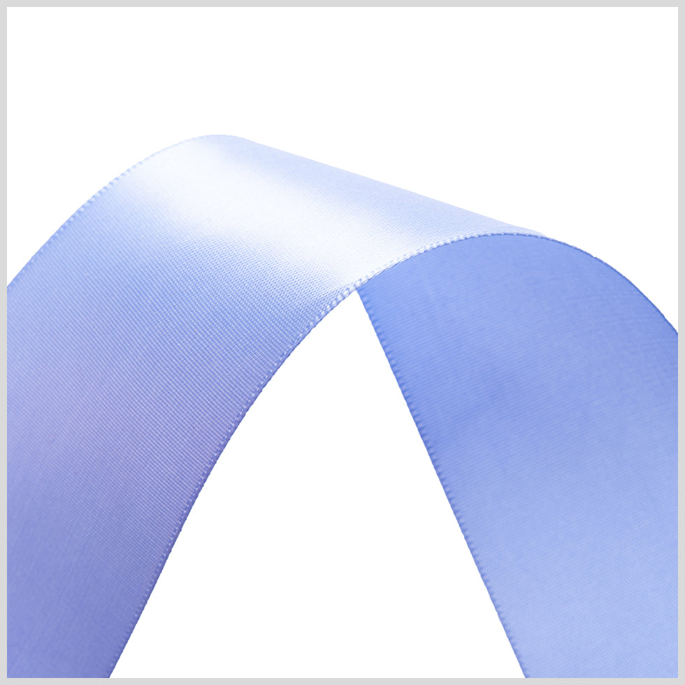 1.5" Blue Iris Single Face Satin Ribbon Detail 1.5" Blue Iris Single Face Satin Ribbon Detail