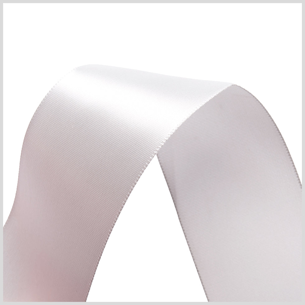 1.5" Millennium Silver Single Face Satin Ribbon Detail 1.5" Millennium Silver Single Face Satin Ribbon Detail