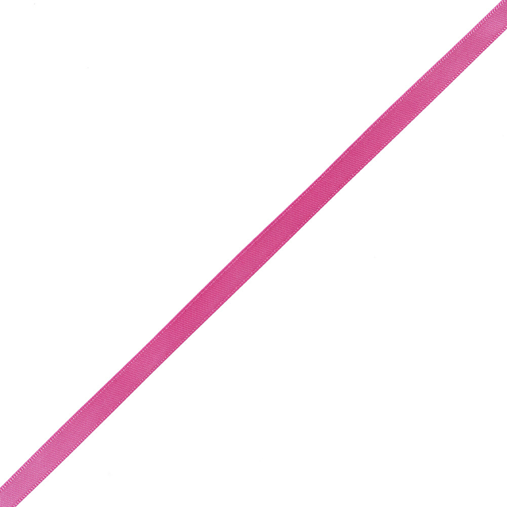 1/4" Hot Pink Double Face Satin Ribbon 1/4" Hot Pink Double Face Satin Ribbon