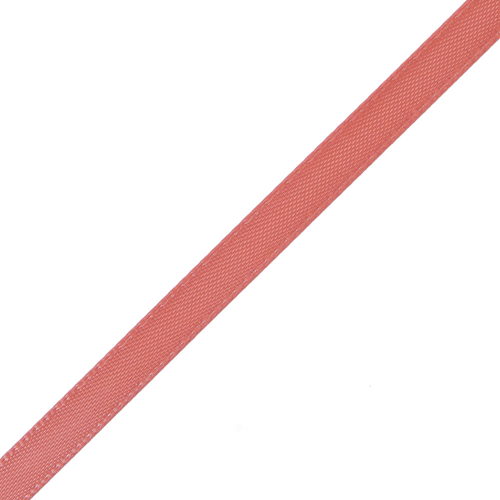 1/4" Peach Double Face Satin Ribbon Detail 1/4" Peach Double Face Satin Ribbon Detail