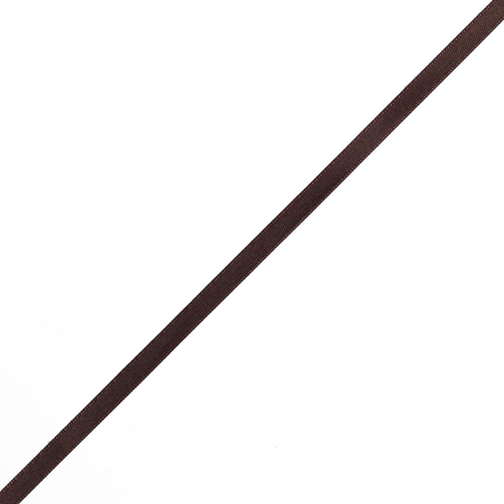 1/4" Brown Double Face Satin Ribbon 1/4" Brown Double Face Satin Ribbon