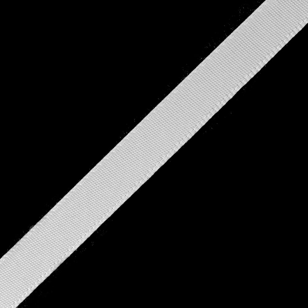 3/8" White Double Face Satin Ribbon Detail 3/8" White Double Face Satin Ribbon Detail