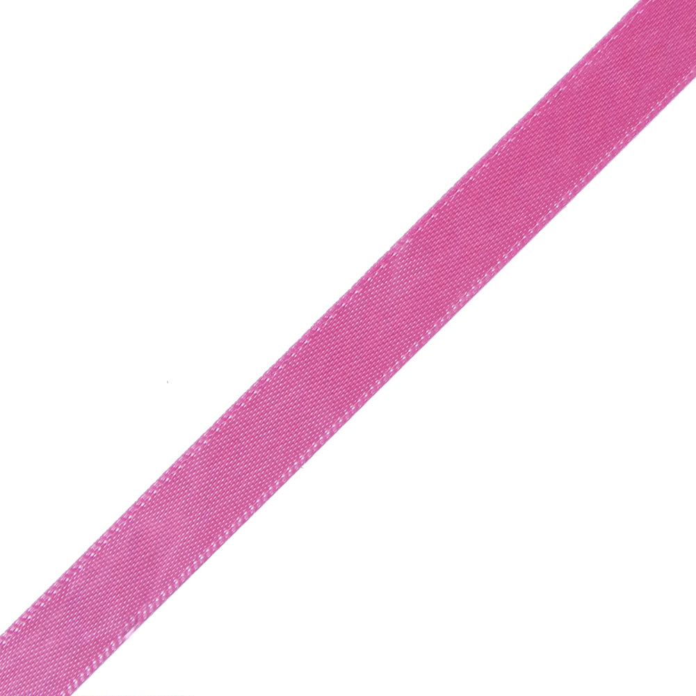 3/8" Hot Pink Double Face Satin Ribbon Detail 3/8" Hot Pink Double Face Satin Ribbon Detail