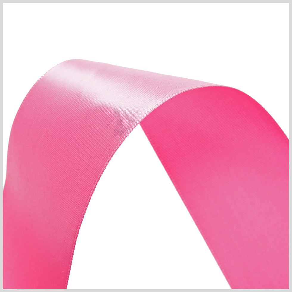 1.5" Hot Pink Double Face Satin Ribbon Detail 1.5" Hot Pink Double Face Satin Ribbon Detail