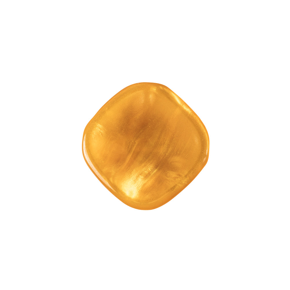 Golden Orange Iridescent Tunnel-Shank Back Button with Needle Channel - 32L/20mm Golden Orange Iridescent Tunnel-Shank Back Button with Needle Channel - 32L/20mm