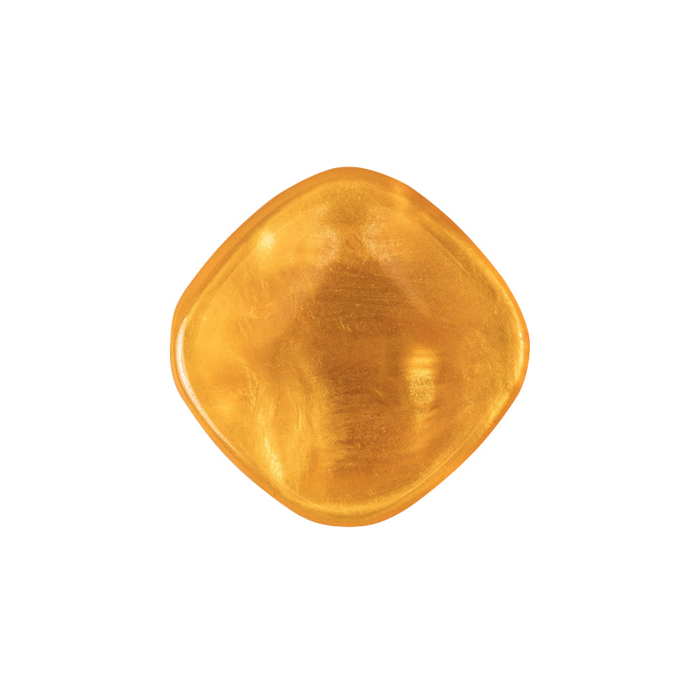Golden Orange Iridescent Tunnel-Shank Back Button with Needle Channel - 36L/23mm Golden Orange Iridescent Tunnel-Shank Back Button with Needle Channel - 36L/23mm