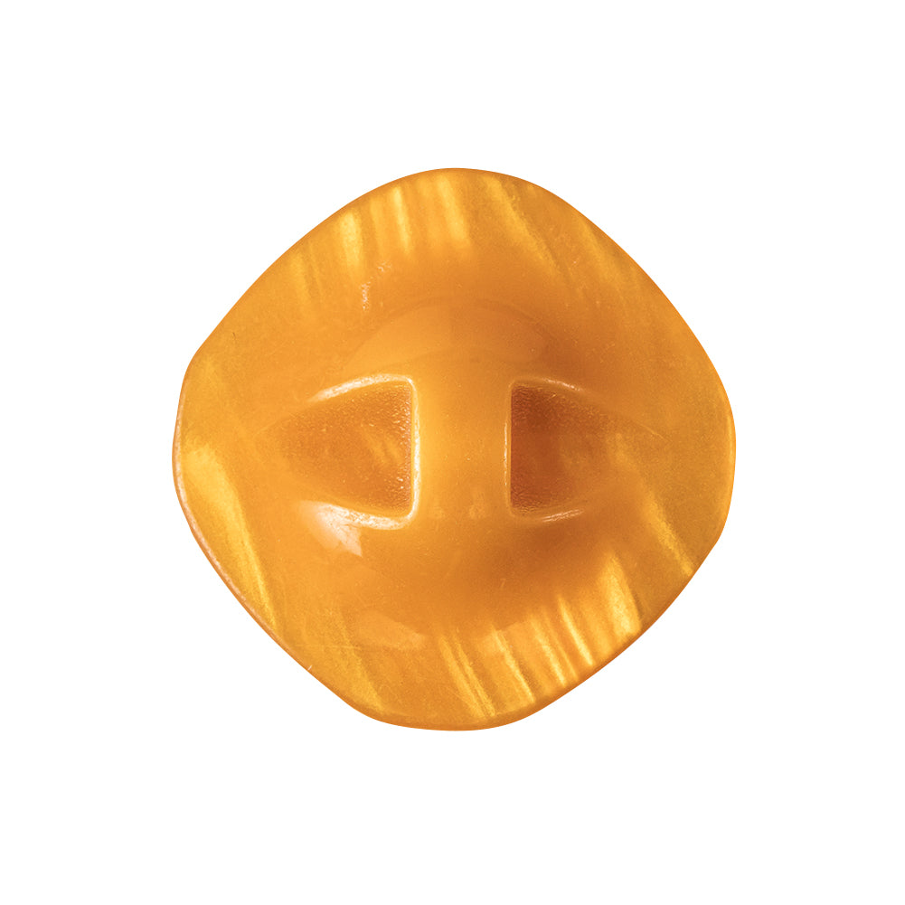 Golden Orange Iridescent Tunnel-Shank Back Button with Needle Channel - 40L/25.5mm Detail Golden Orange Iridescent Tunnel-Shank Back Button with Needle Channel - 40L/25.5mm Detail